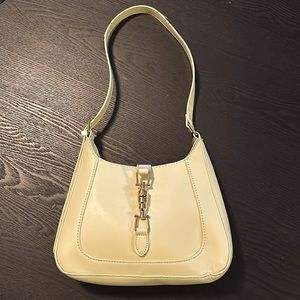 Pale Yellow Purse Shoulder Bag Purse Small Vegan NWOT